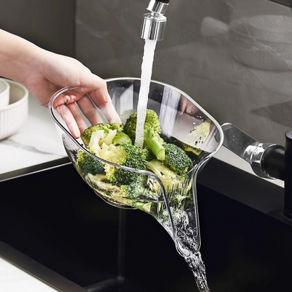 Easy Clean Collapsible Kitchen Strainer Bowl