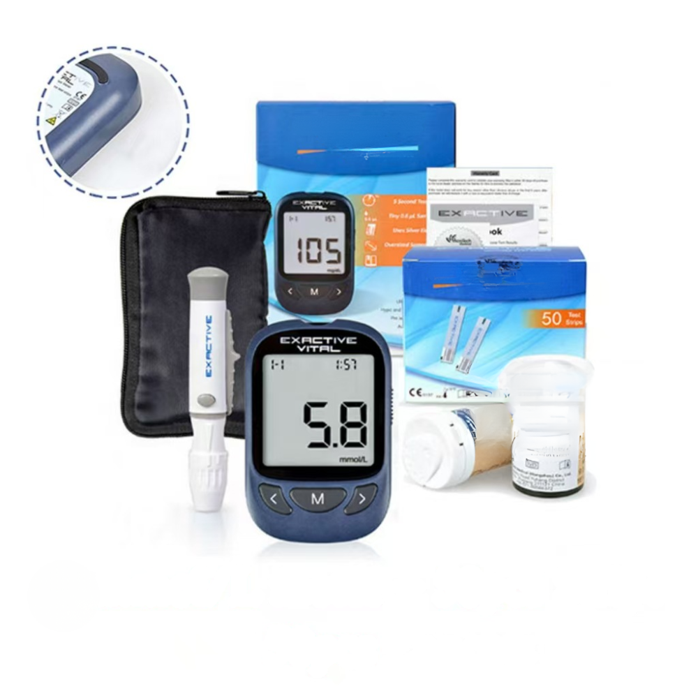 Compact Easy Use Blood Sugar Tester Device