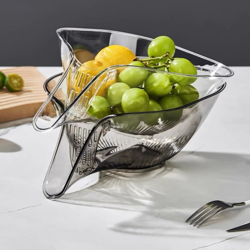 Easy Clean Collapsible Kitchen Strainer Bowl