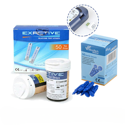 Compact Easy Use Blood Sugar Tester Device