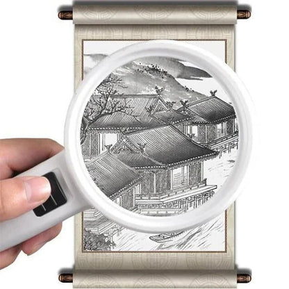 Portable 30x LED Illuminated Magnifying Glass