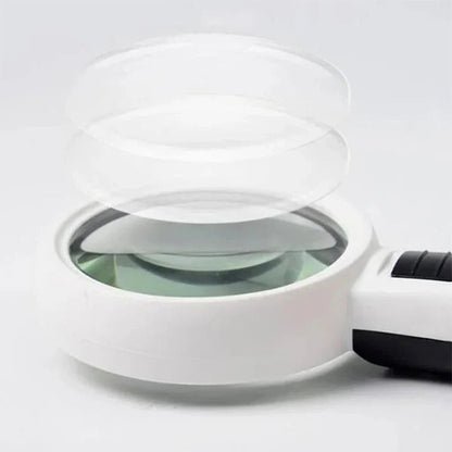 Portable 30x LED Illuminated Magnifying Glass