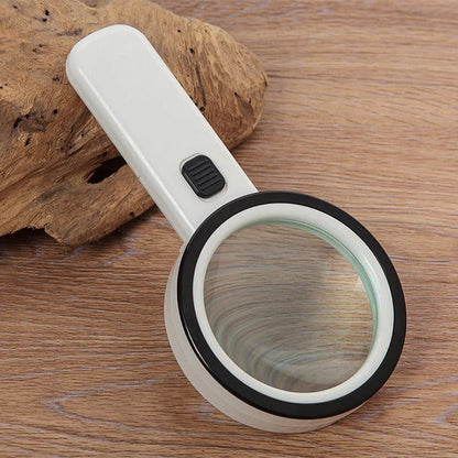 Portable 30x LED Illuminated Magnifying Glass