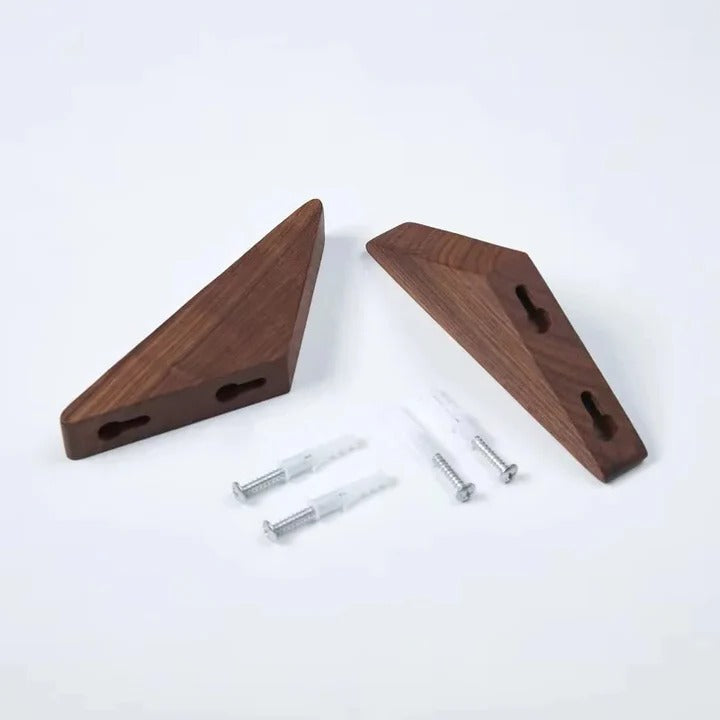 Rustic Wood Wall Coat Rack and Hanger