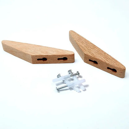 Rustic Wood Wall Coat Rack and Hanger