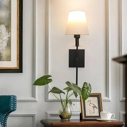 Battery Powered LED Wall Lamp Set of 2