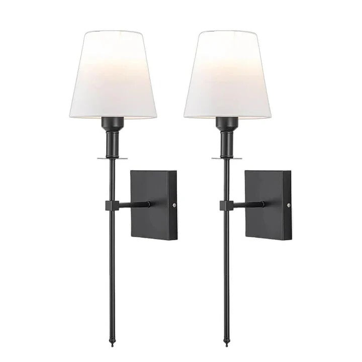 Battery Powered LED Wall Lamp Set of 2 - Cofik