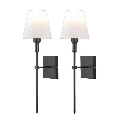 Battery Powered LED Wall Lamp Set of 2 - Cofik
