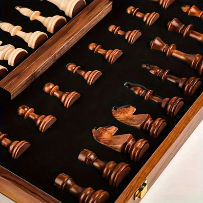 Luxury Handcrafted Wood Chess Set