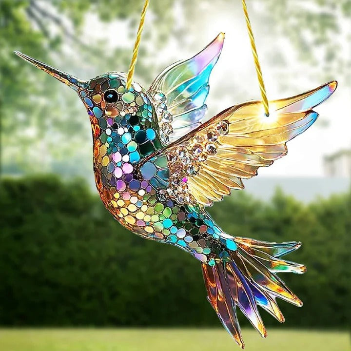 Colorful Bird Window Decor - Cofik