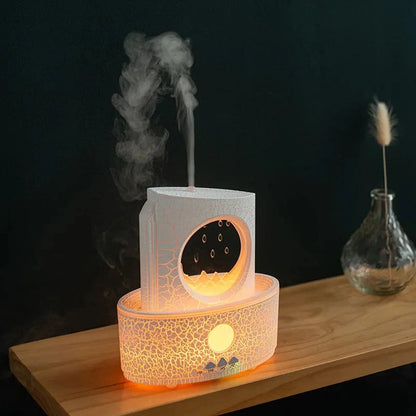 Compact Aromatherapy Essential Oil Diffuser Humidifier