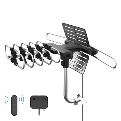 Outdoor HDTV Antenna with 360° Rotation Motor