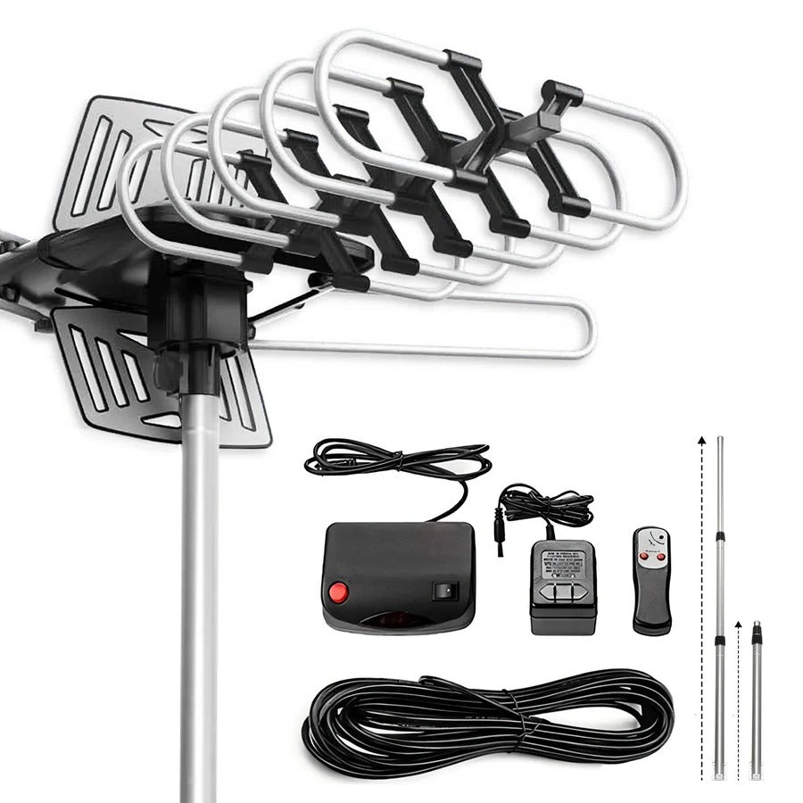 Outdoor HDTV Antenna with 360° Rotation Motor