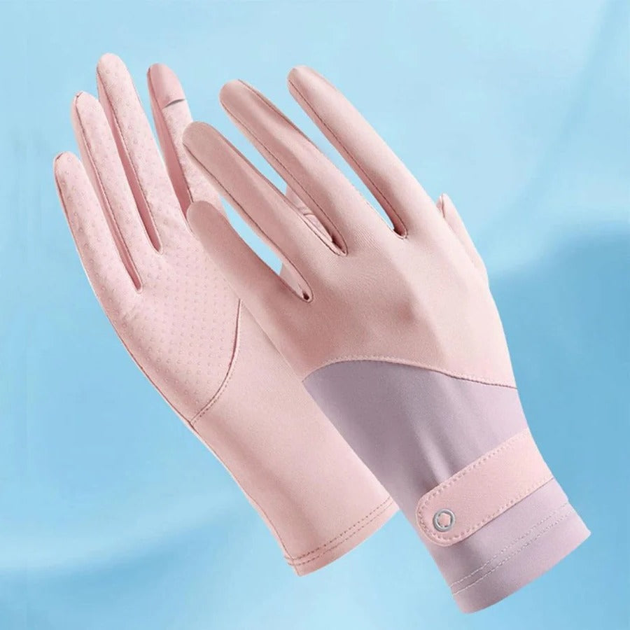 Comfortable Women's UPF Sunblock Driving Gloves - Cofik