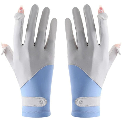 Comfortable Women's UPF Sunblock Driving Gloves
