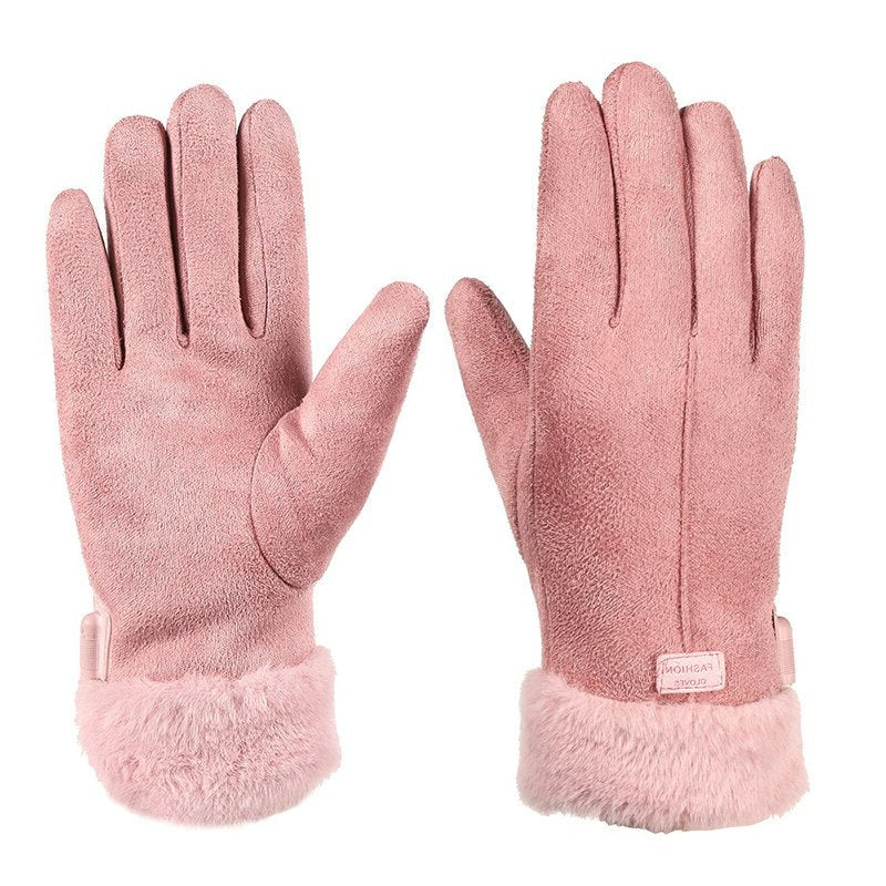 Cozy Women's Heated Touch Screen Gloves