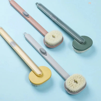 Exfoliating Shower Back Scrubber with Long Handle