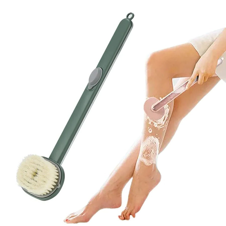 Exfoliating Shower Back Scrubber with Long Handle