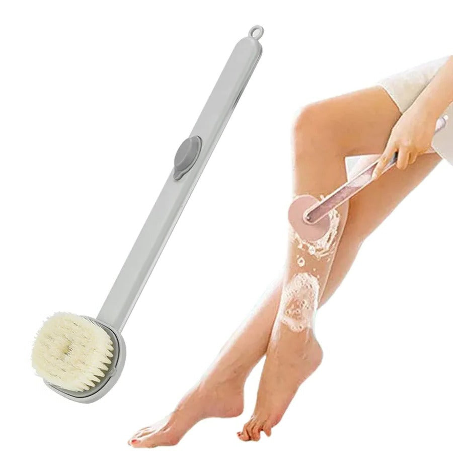 Exfoliating Shower Back Scrubber with Long Handle