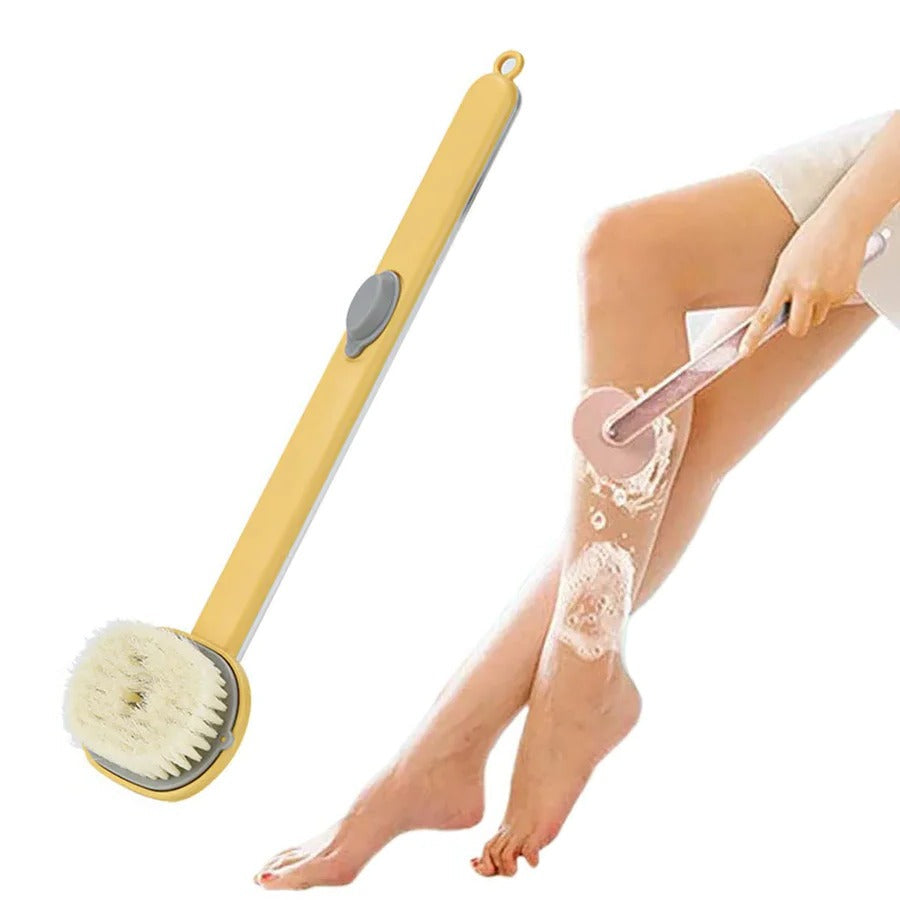 Exfoliating Shower Back Scrubber with Long Handle