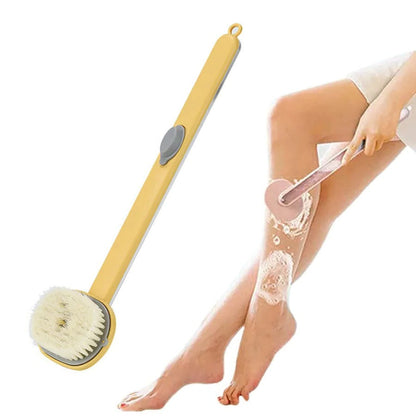 Exfoliating Shower Back Scrubber with Long Handle