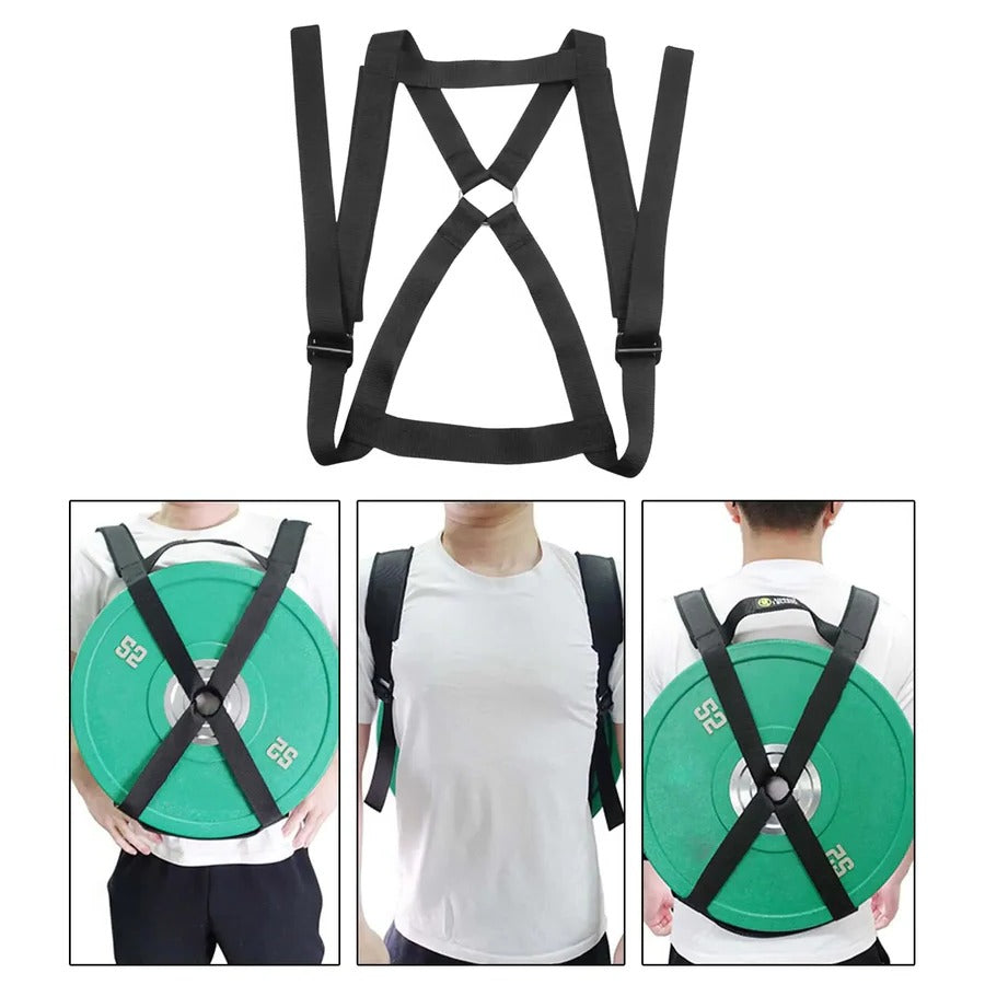 Flexible Weight Lifting Training Vest for Plates