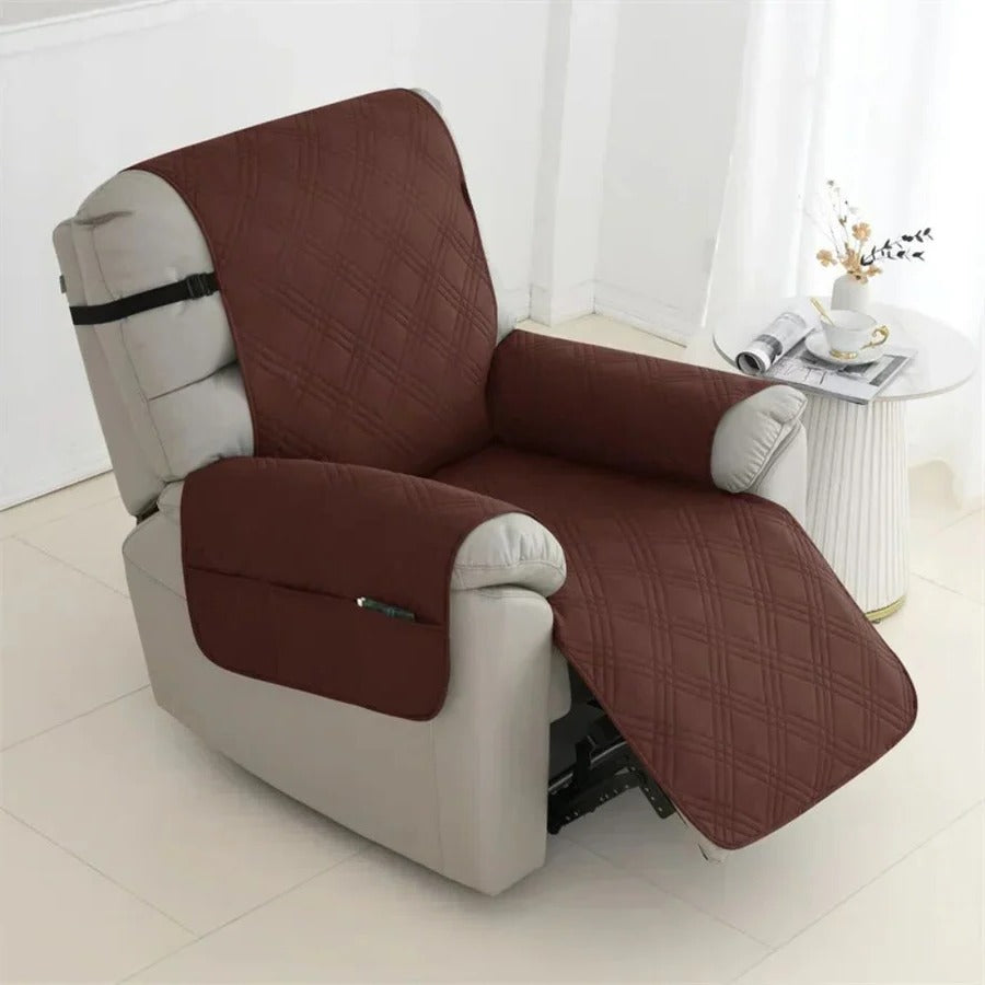 Waterproof Faux Leather Recliner Chair Cover