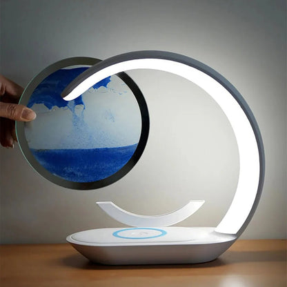 Unique LED Desk Lamp with Wireless Charging Base