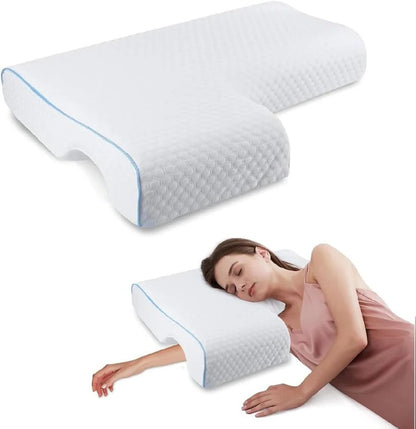 Contour Couple Pillow with Armrest and Memory Foam