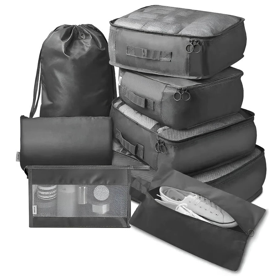 Travel Essentials 7 Piece Packing Cube Set - Cofik