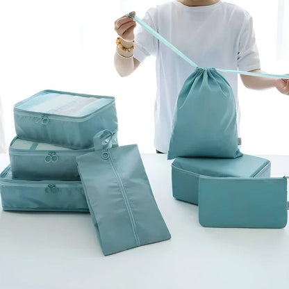 Travel Essentials 7 Piece Packing Cube Set
