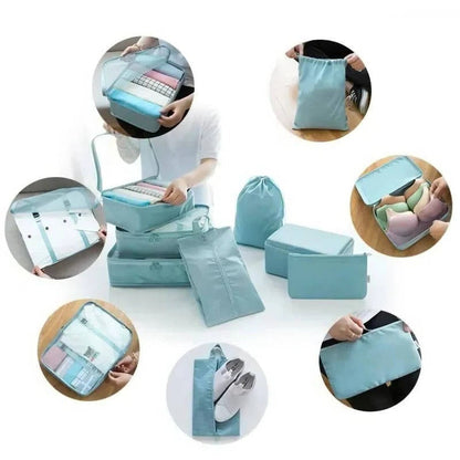 Travel Essentials 7 Piece Packing Cube Set