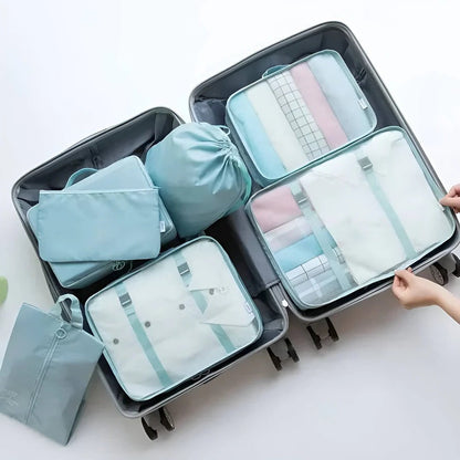 Travel Essentials 7 Piece Packing Cube Set
