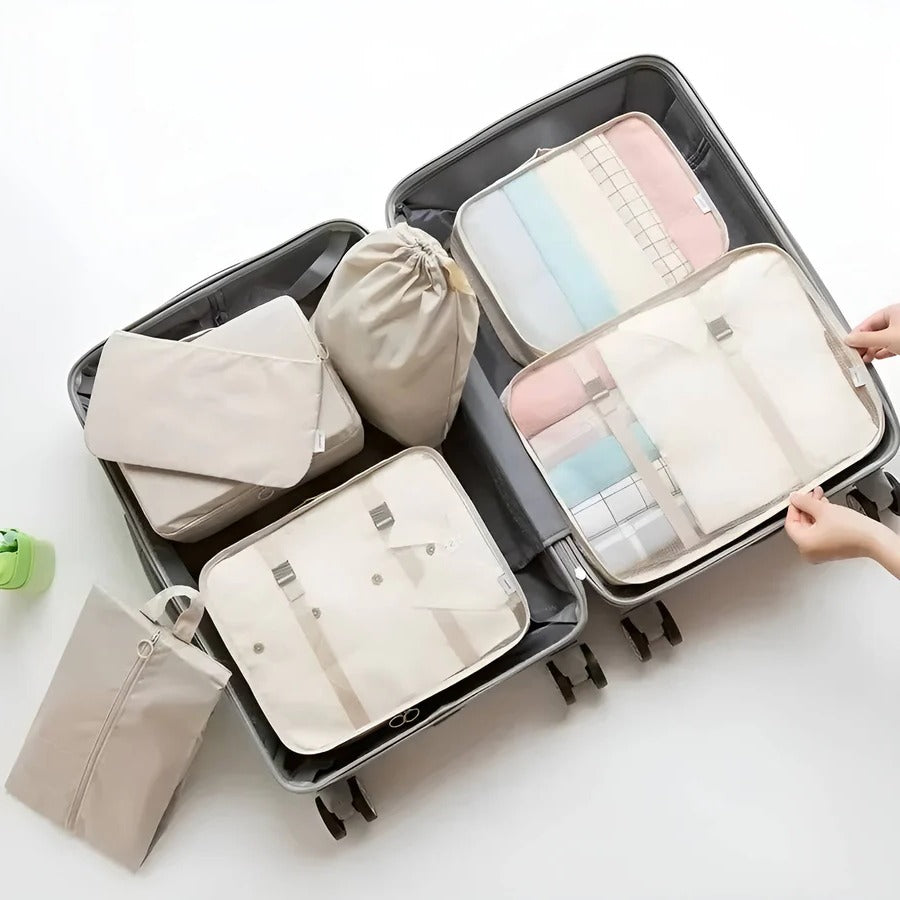 Travel Essentials 7 Piece Packing Cube Set