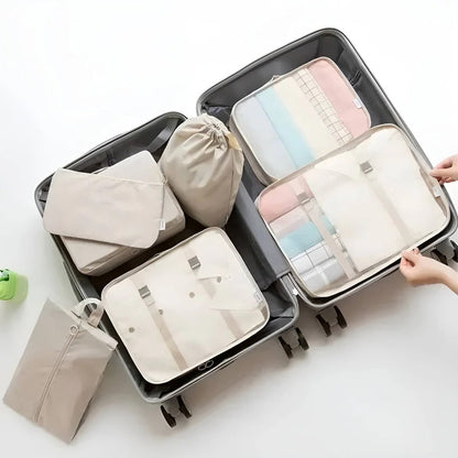 Travel Essentials 7 Piece Packing Cube Set