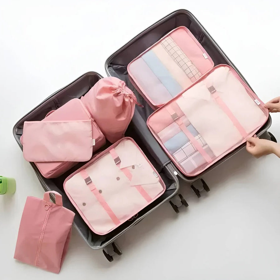 Travel Essentials 7 Piece Packing Cube Set