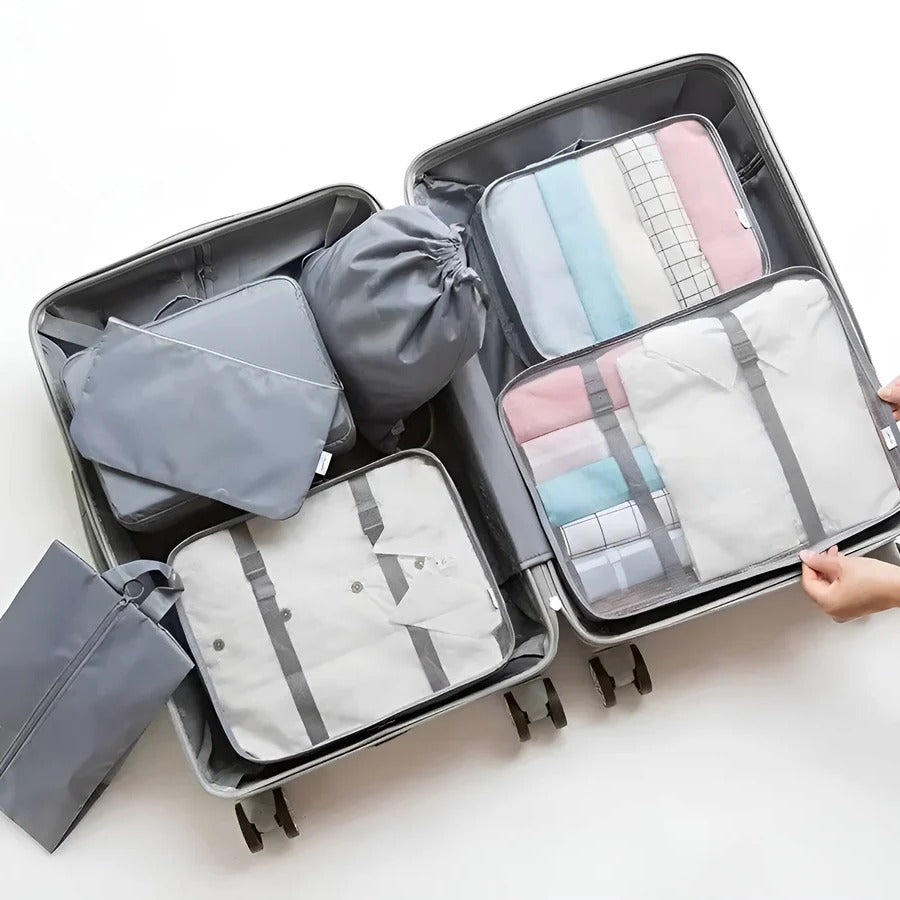 Travel Essentials 7 Piece Packing Cube Set