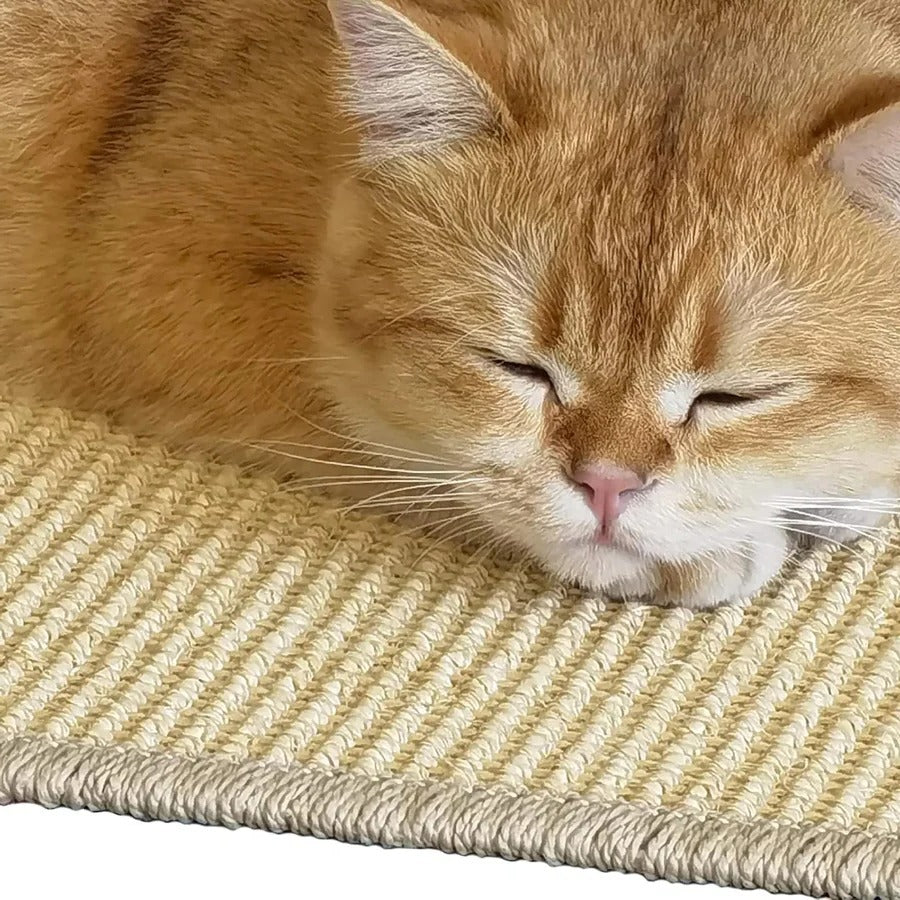 Sturdy Natural Cat Scratching Mat Pad - Cofik