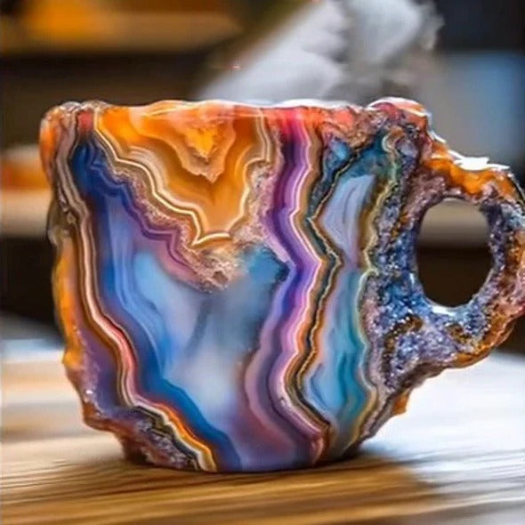 Luxurious Cut Crystal Coffee Mug