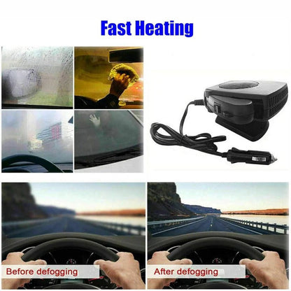 Compact 12V 150W Car Heater Defroster Kit