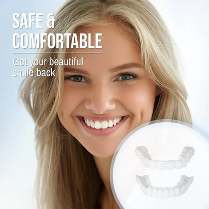 Reusable Snap On Dental Veneers for Upper Lower Teeth