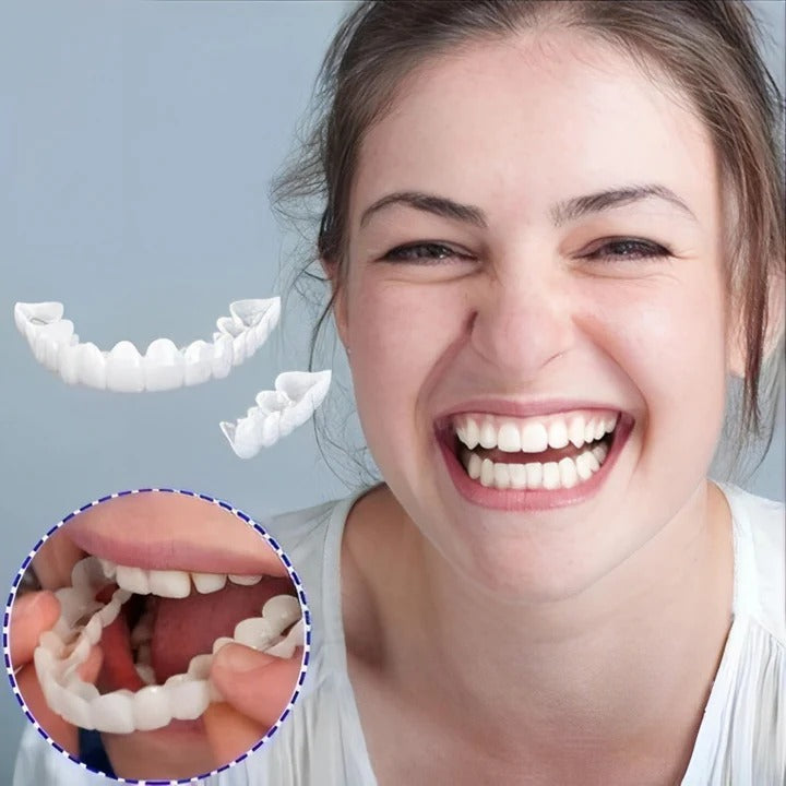 Reusable Snap On Dental Veneers for Upper Lower Teeth