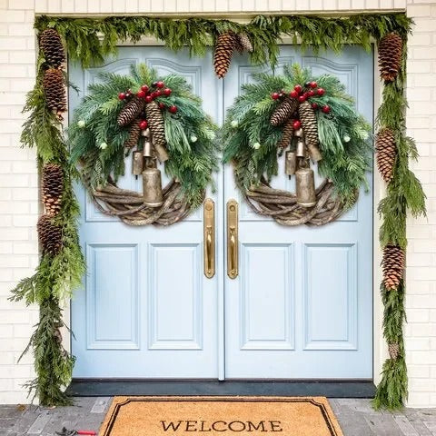 Fall Seasonal Floral Home Wreath Decor