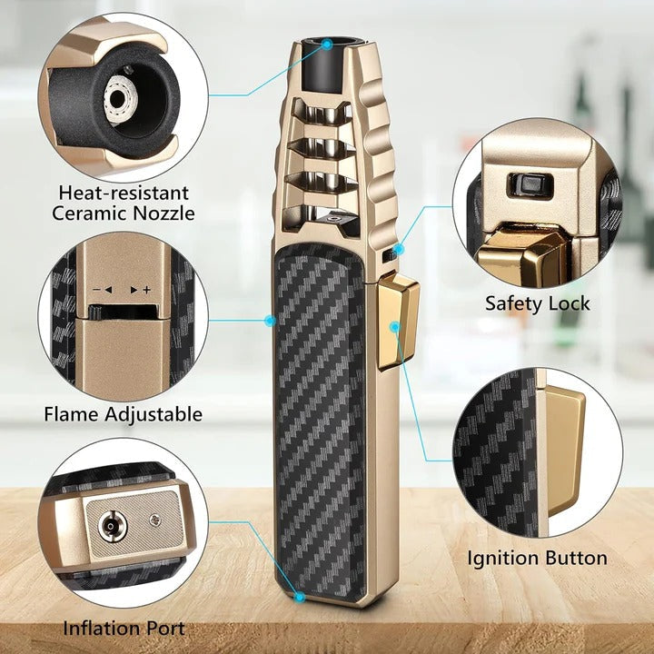 Compact Portable Gas Lighter for Home and Camping