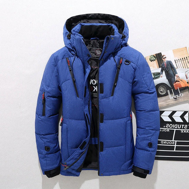 Warm Water Resistant Down Filled Winter Parka Coat