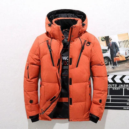 Warm Water Resistant Down Filled Winter Parka Coat