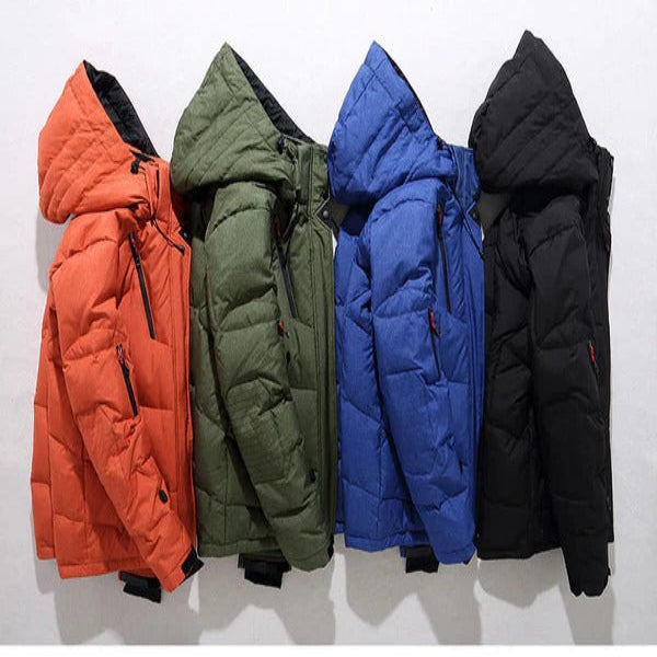 Warm Water Resistant Down Filled Winter Parka Coat