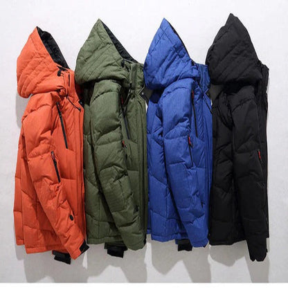 Warm Water Resistant Down Filled Winter Parka Coat