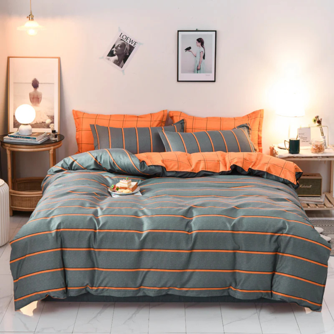 Vibrant Patterned Bed Comforter Set - Cofik