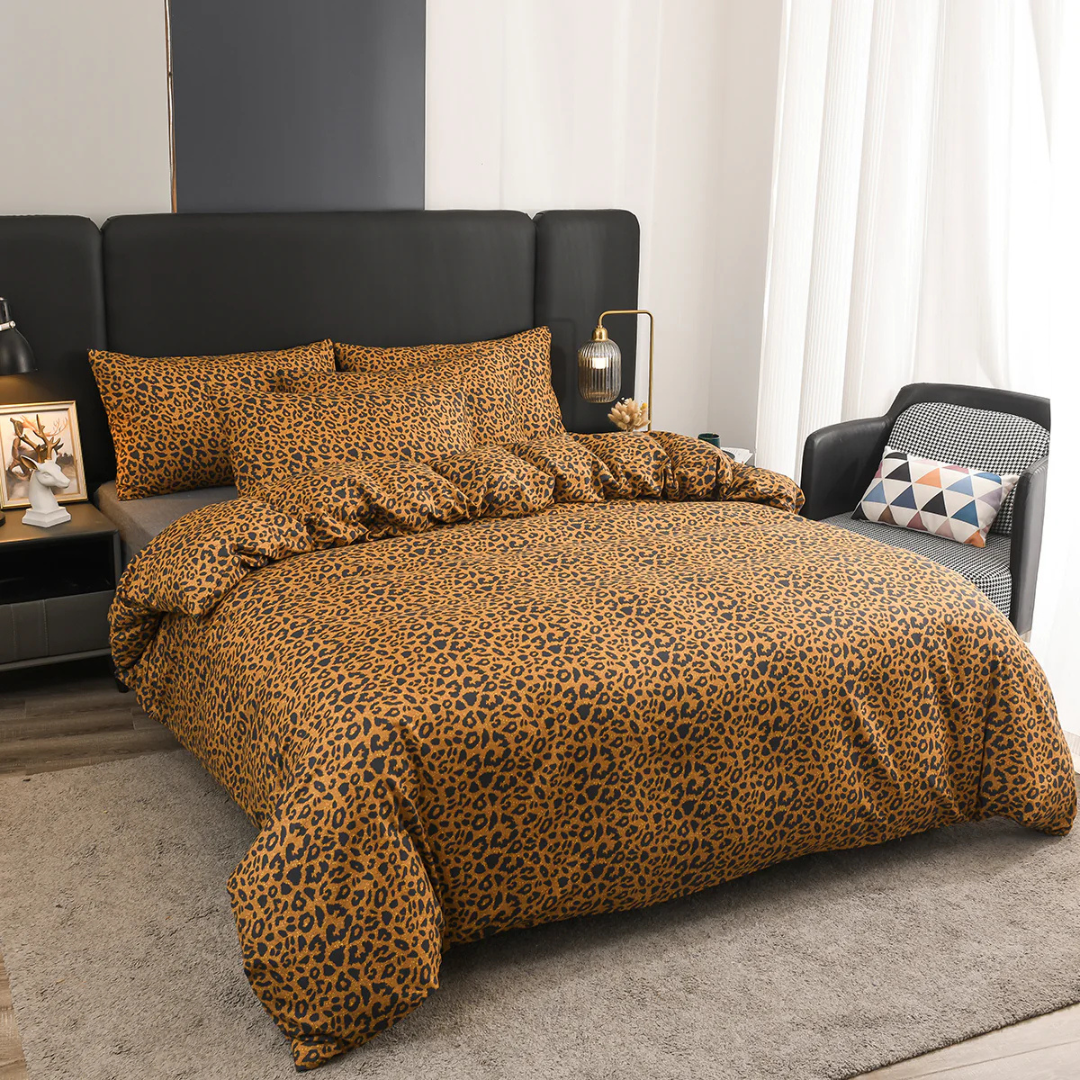 Vibrant Patterned Bed Comforter Set